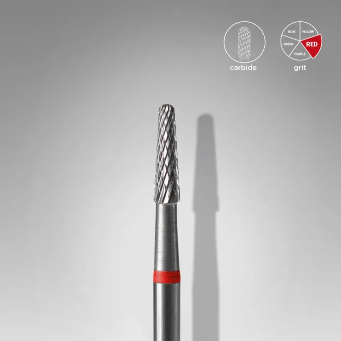 Carbide nail drill bit cone red EXPERT