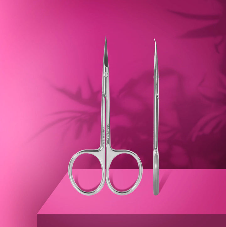 Professional cuticle scissors with hook EXPERT 51 TYPE 3 SE-51/3