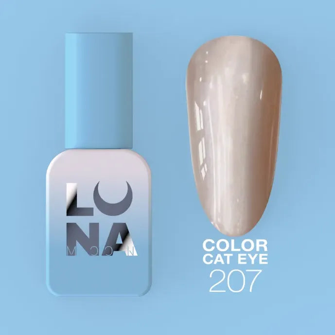 LUNA Gel Polish Color Cat Eye 207, 8 ml