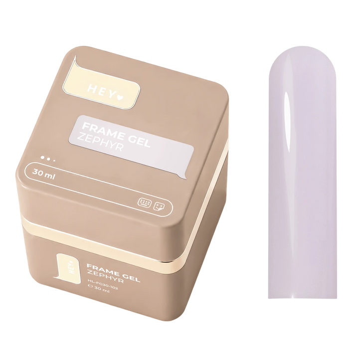 HEYLOVE Frame Builder Gel with Pump ZEPHYR, 30ml, cold milky lavender
