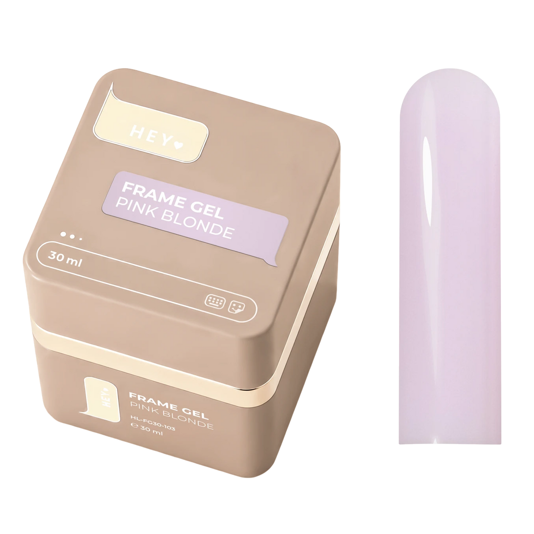 HEYLOVE Frame Builder Gel with Pump PINK BLONDE, 30ml, cool pale pink