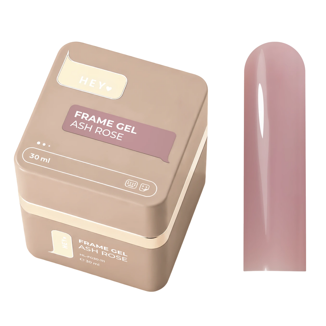 HEYLOVE Frame gel costruttore con pompa ASH ROSE, 30 ml, rosa cenere freddo