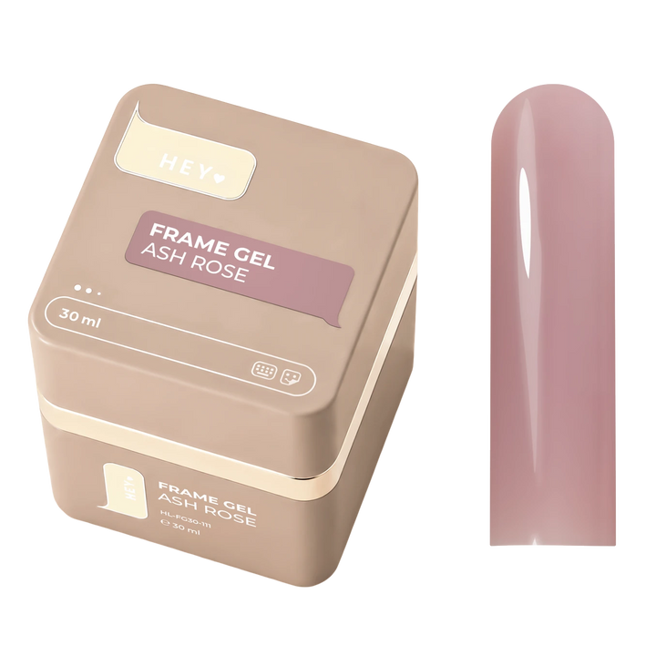 HEYLOVE Frame gel costruttore con pompa ASH ROSE, 30 ml, rosa cenere freddo