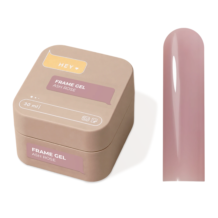 HEYLOVE Frame gel construtor ASH ROSE, 30 ml (em boião)
