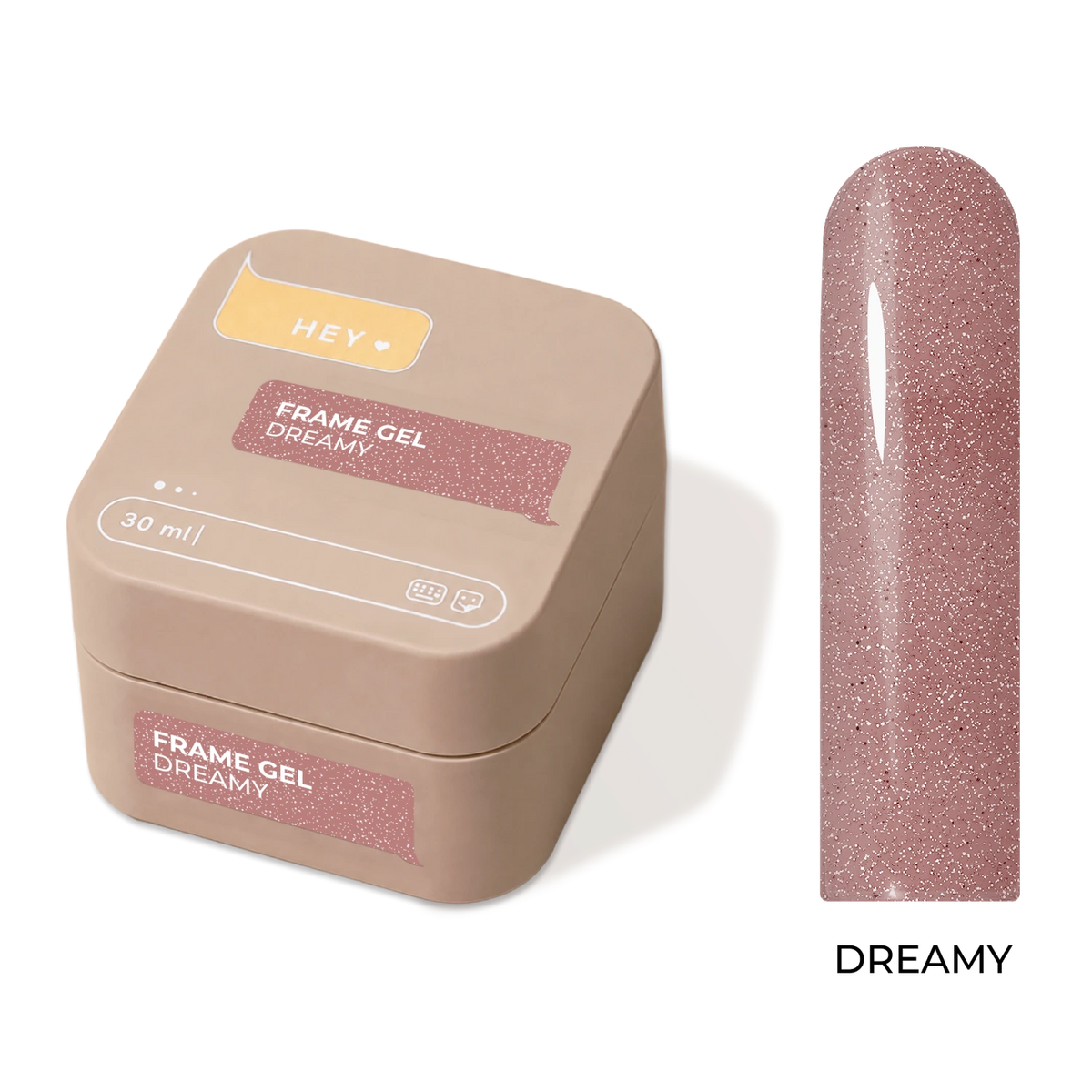 HEYLOVE Frame Builder Gel DREAMY with shimmer 30 ml – jar