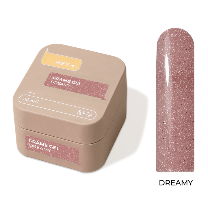 HEYLOVE Frame Builder Gel DREAMY with shimmer 30 ml – jar