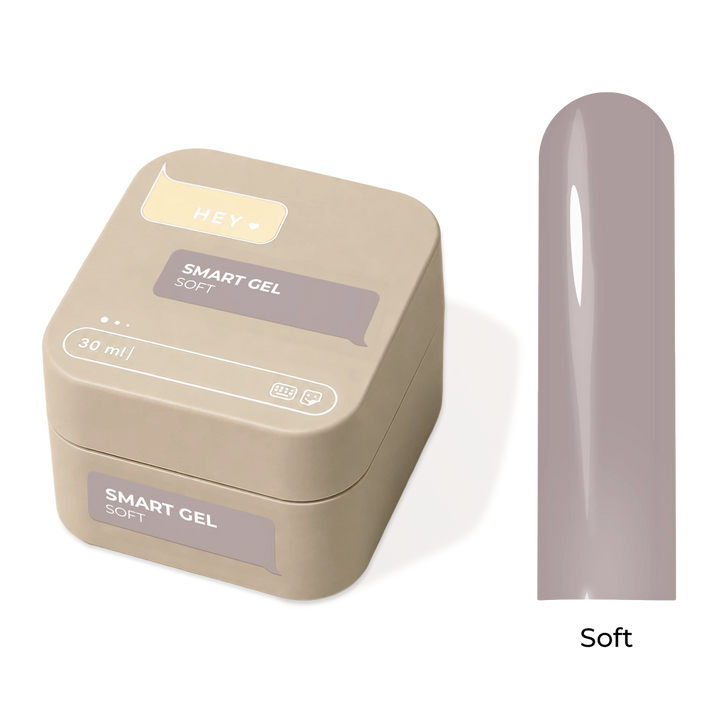 A beige square jar labeled &