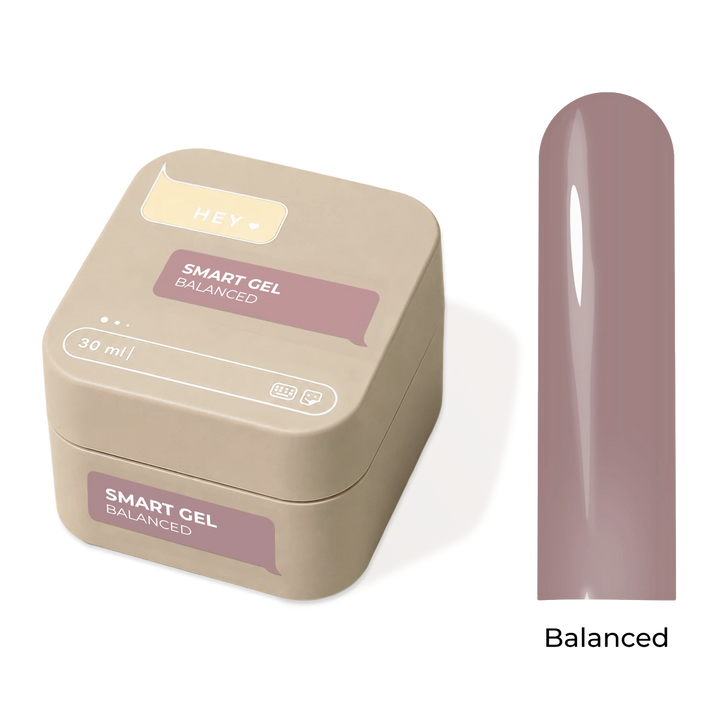 A beige square jar labeled &