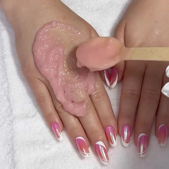 SHELLY Mascarilla hidrogel para manos, 200 g, iluminadora y antiedad con extracto de bayas de goji