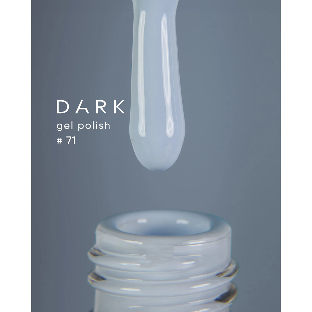 Close-up of Dark gel polish 