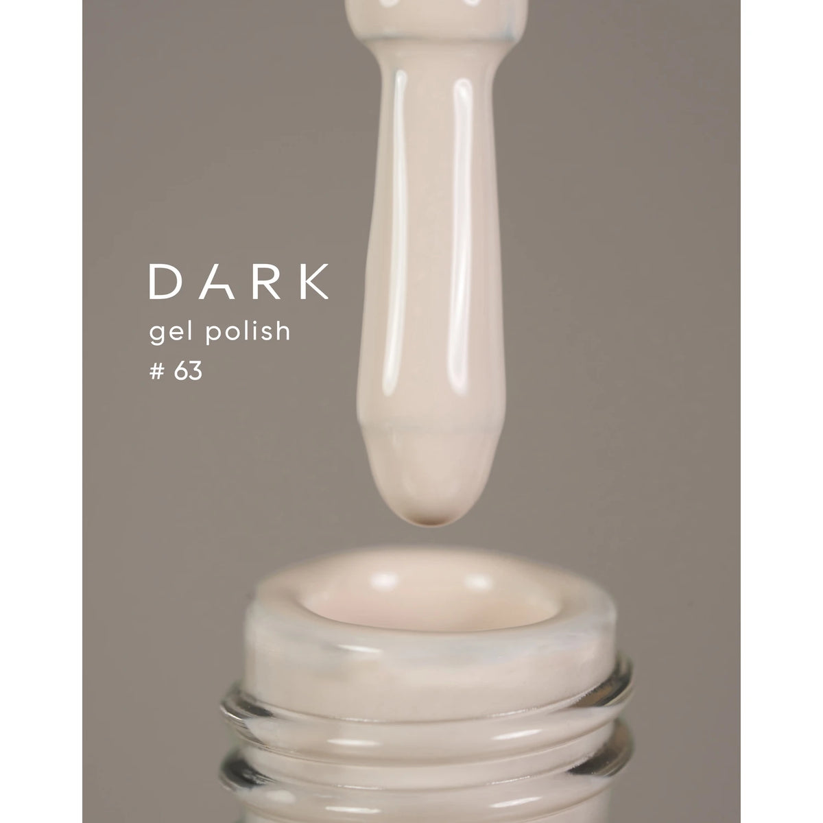 DARK Gel Polish 63 – brush over the bottle