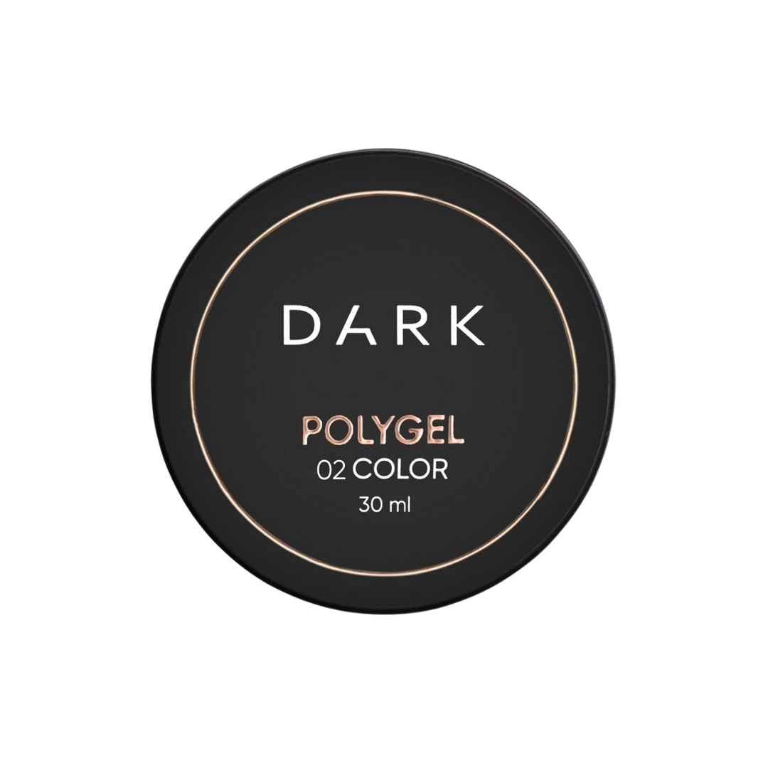 DARK Polygel in barattolo 02, 30 ml, rosa