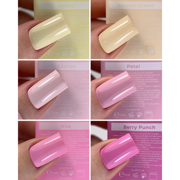 HEYLOVE Gel Polish Gelato, 15 ml