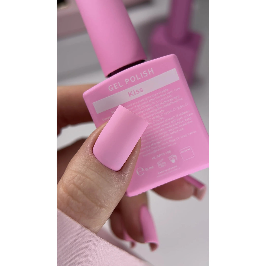 Vernis semi-permanent HEYLOVE Kiss, 15 ml