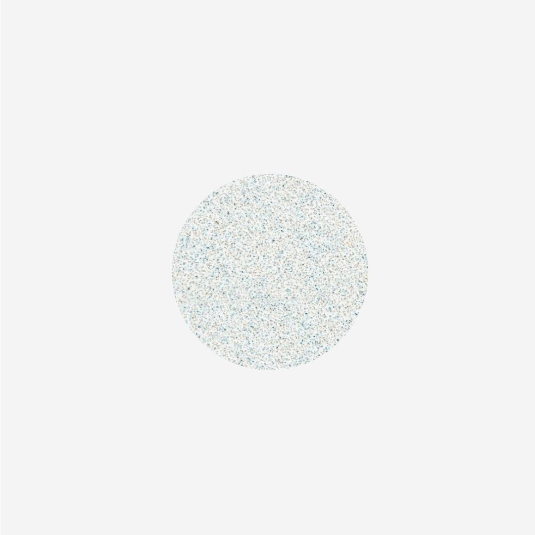 Iridescent white glitter nail polish color sample for manicure and pedicure