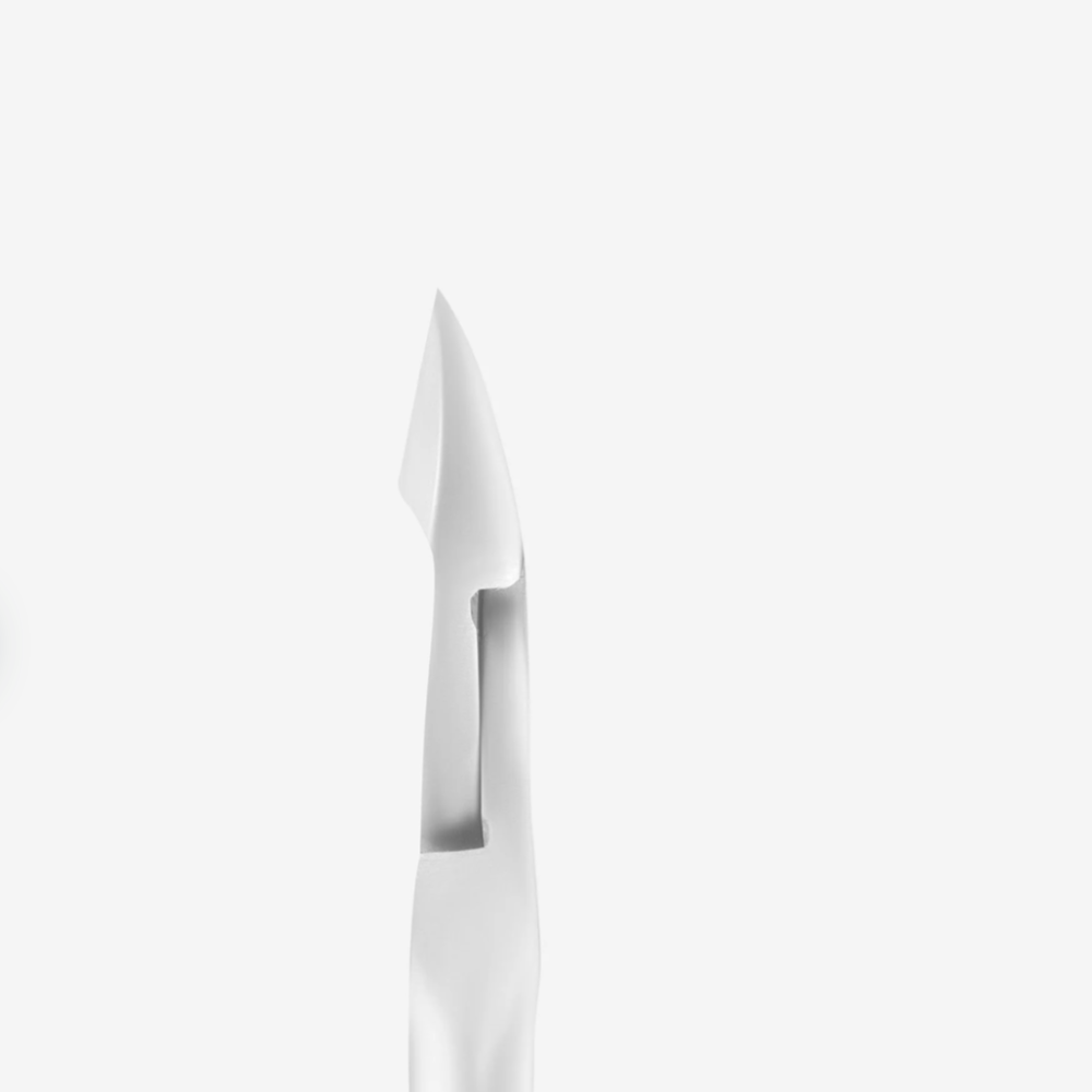 Stainless steel cuticle nipper tip for professional manicure and pedicure
