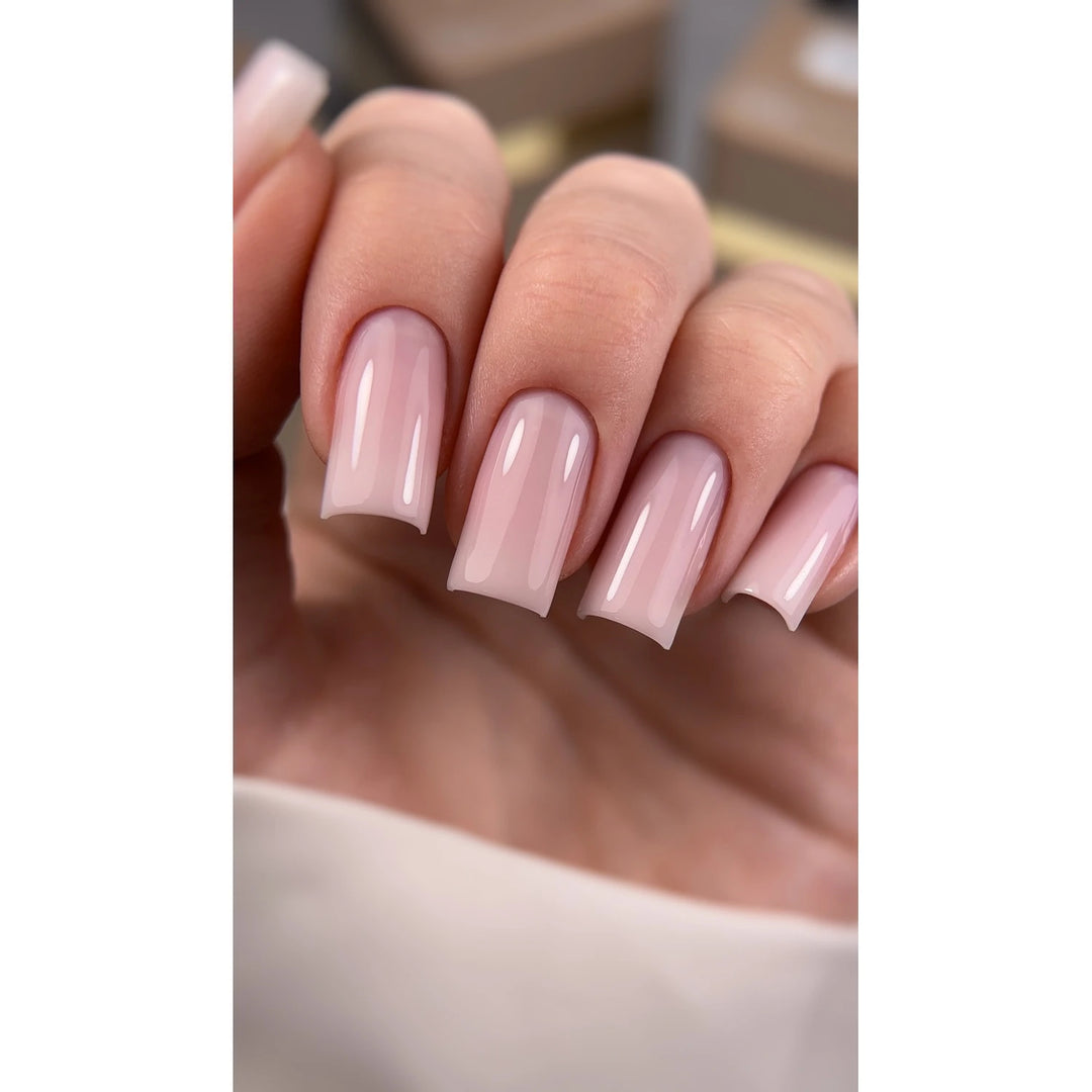HEYLOVE Frame Builder Gel with Pump DUSTY ROSE, 30 ml, muted powder pink with a grey undertone