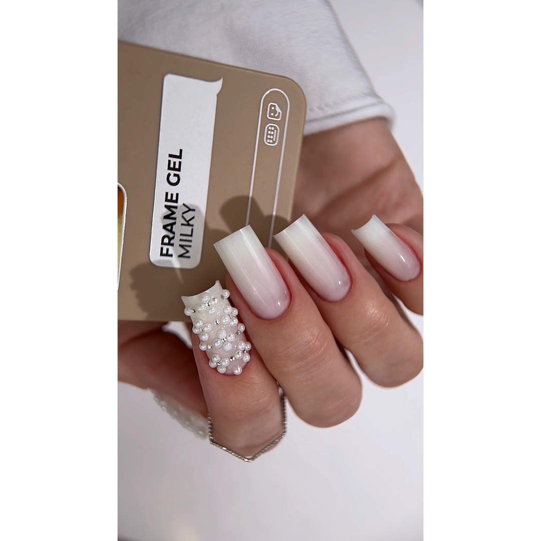 HEYLOVE Frame Builder Gel with Pump MILKY, 30ml