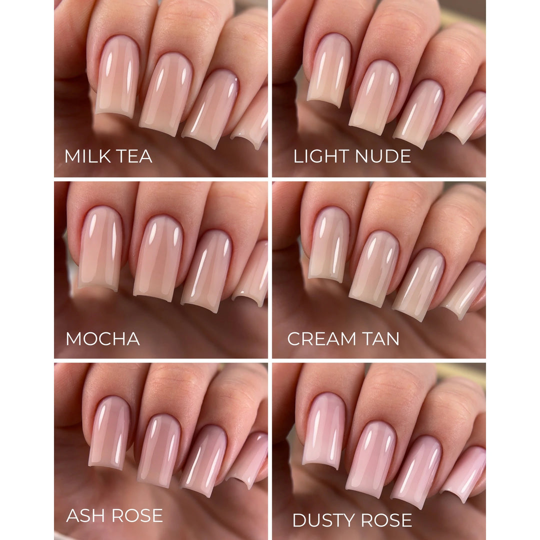 HEYLOVE Frame Builder Gel – nude, beige and rose shades