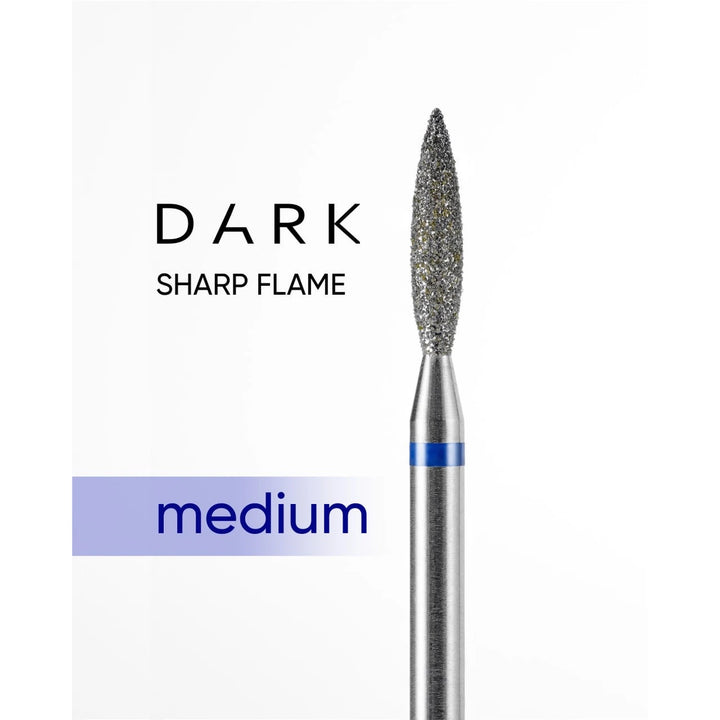 DARK Sharp flame drill bit 2.3 x 10 mm (Blue)