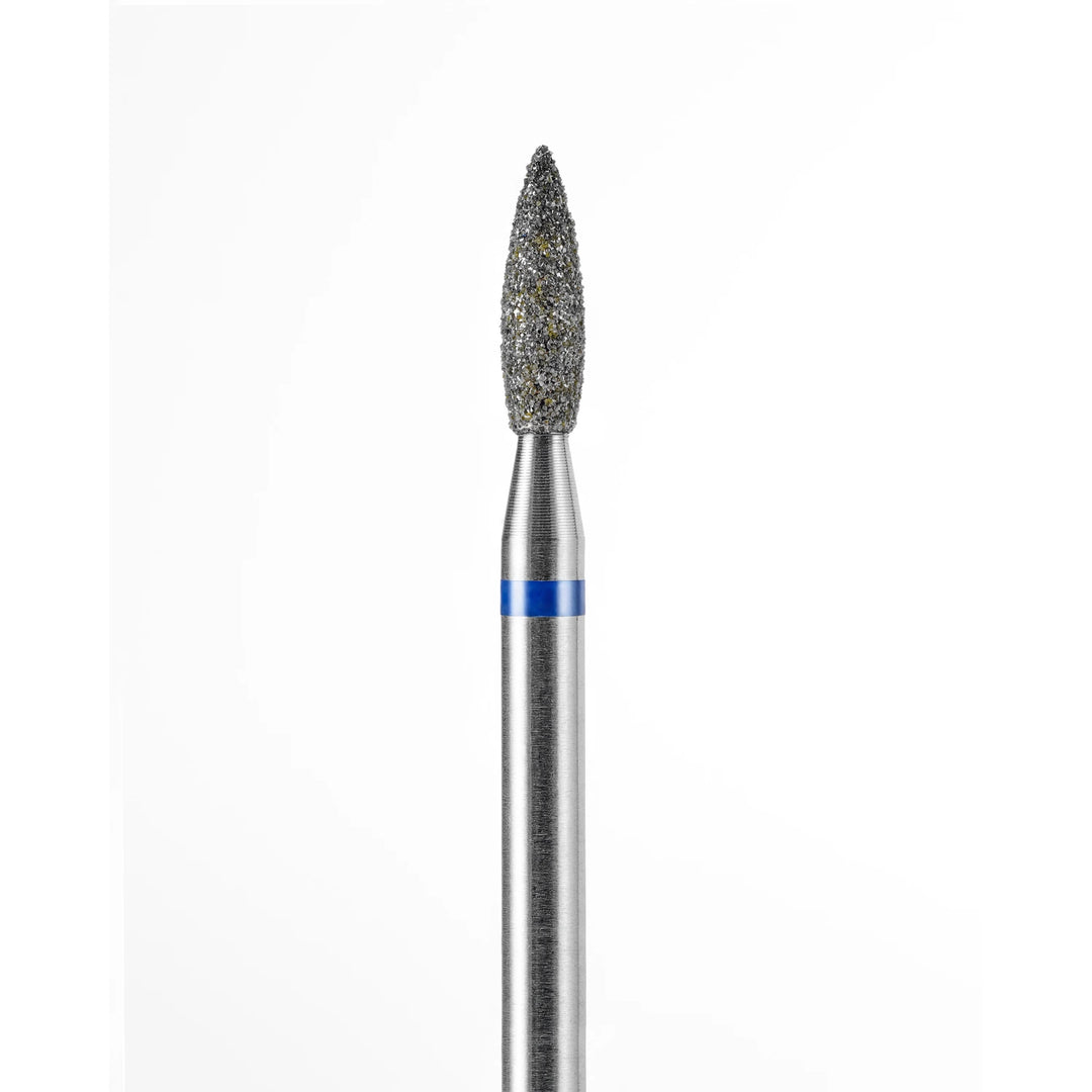 DARK Алмазная фреза Sharp Flame 2,3x8 мм (синяя, средняя)