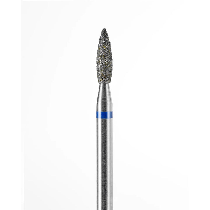DARK Алмазная фреза Sharp Flame 2,3x8 мм (синяя, средняя)