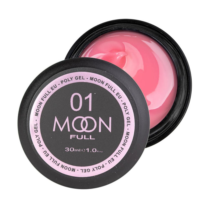 MOON Full Poly Gel №01 pink orchid, 30 ml