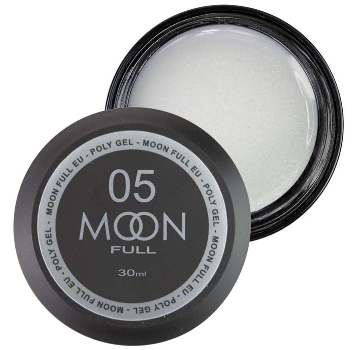 MOON Full Poly Gel №05 pearly milky, 30 ml