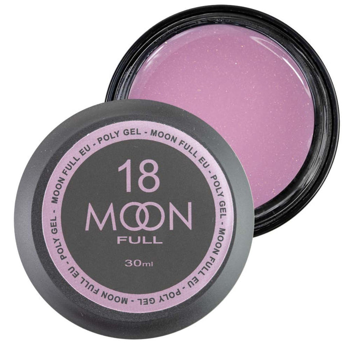 MOON Full Poly Gel №18 pink marshmallow, 30 ml