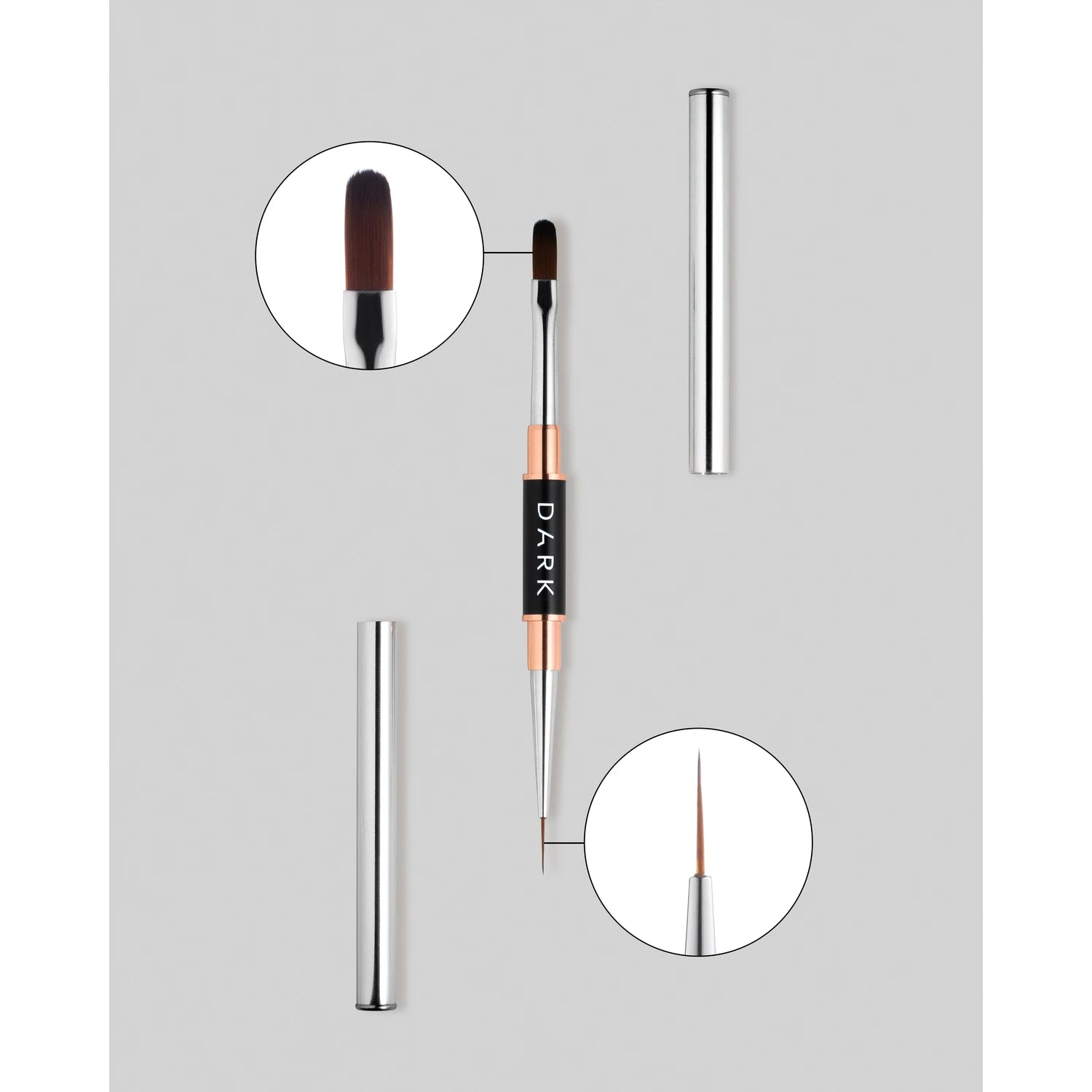 Double sided brush with brand DARK 