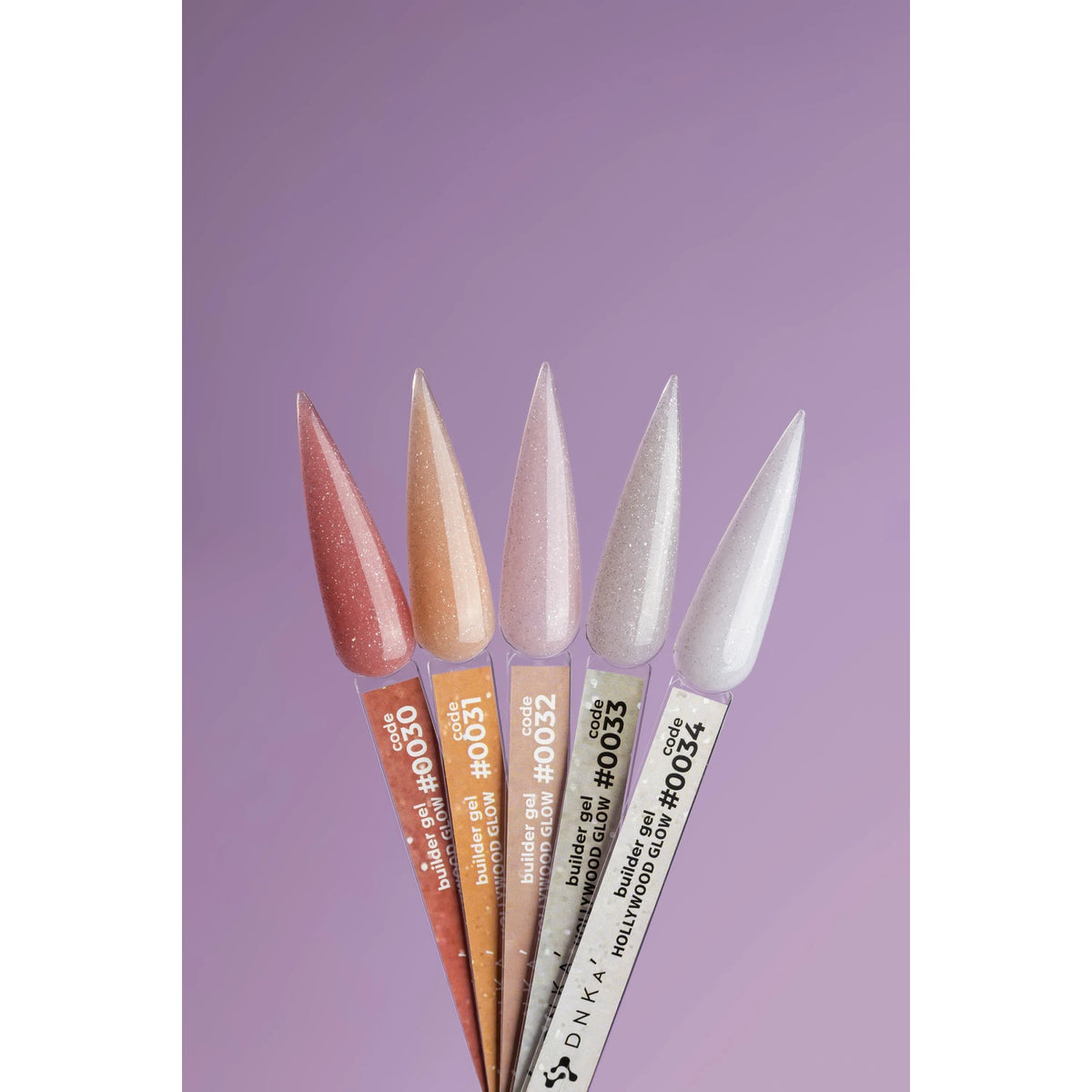 DNKa' Builder Gel Hollywood Glow – paleta de tons