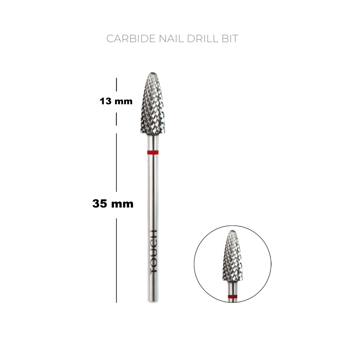 TOUCH Carbide Drill Bit Corn, Red – drill bit photo
