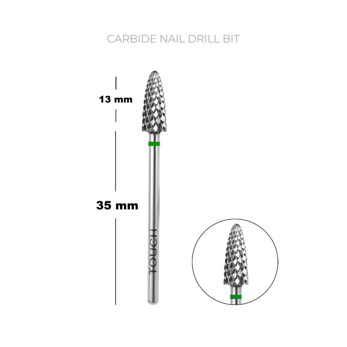 TOUCH Carbide Drill Bit Corn, Green – drill bit photo