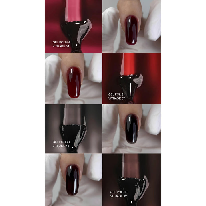 DARK Gel Polish Vitrage – collection photo