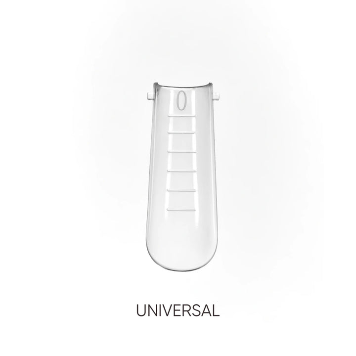 DARK Upper Forms Universal – clear upper nail form with numbered size and length markings