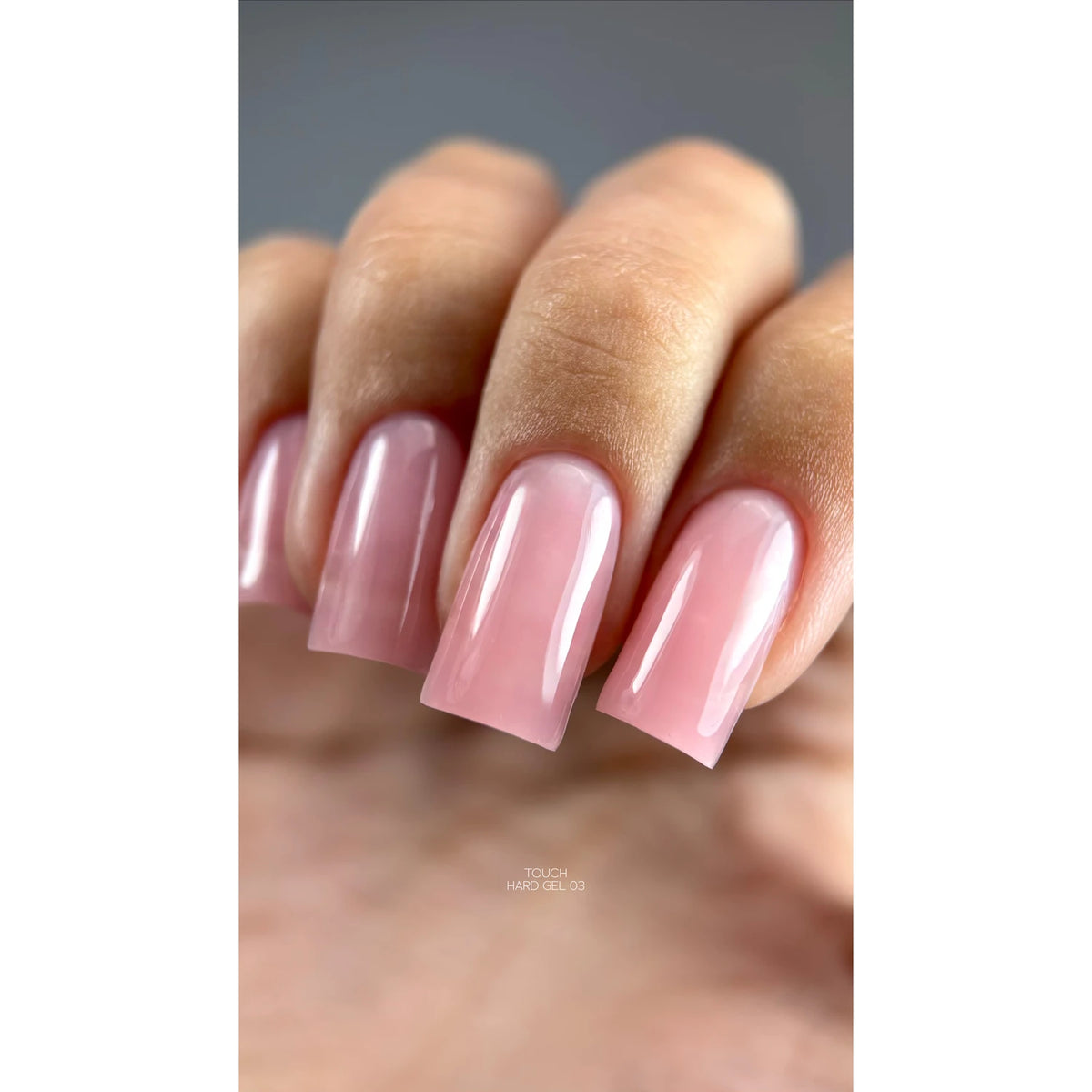 TOUCH Hard Gel 03, 15 ml – manicure on extended nails