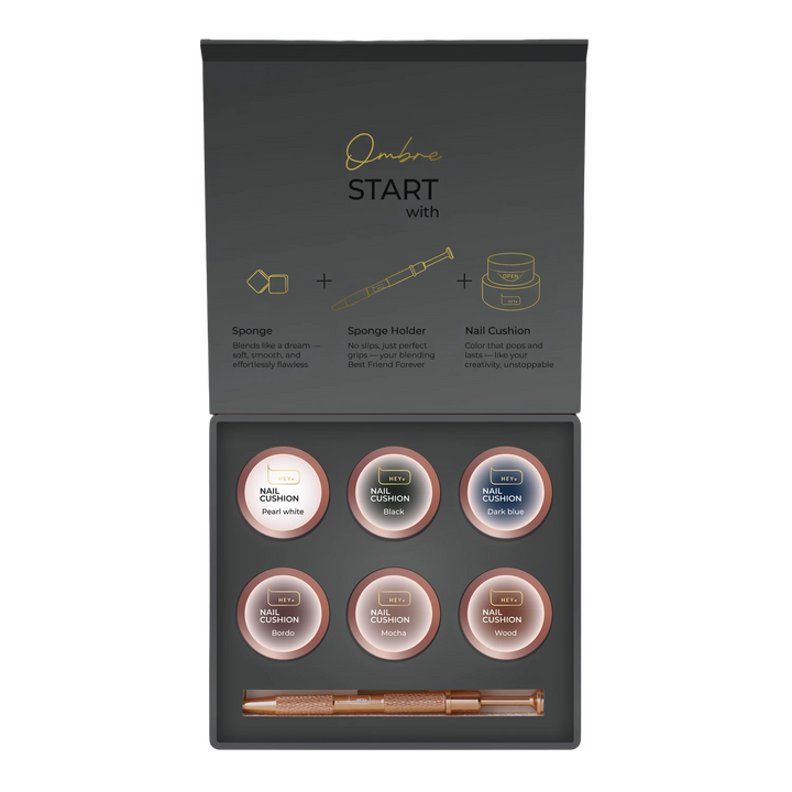 HEYLOVE Nail Cushion Set Graphite 6 x 2 g – set