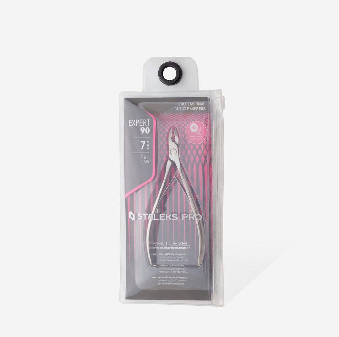 Professional cuticle nippers Staleks Pro Expert 90, 7 mm