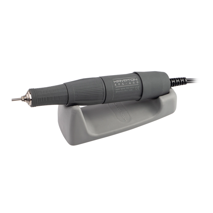 BUCOS KRYPTON XPS-400 Nail Drill – 65W, 40 000 ot./min., bílá/šedá