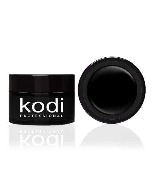 Black jar of Kodi Professional product on a white background