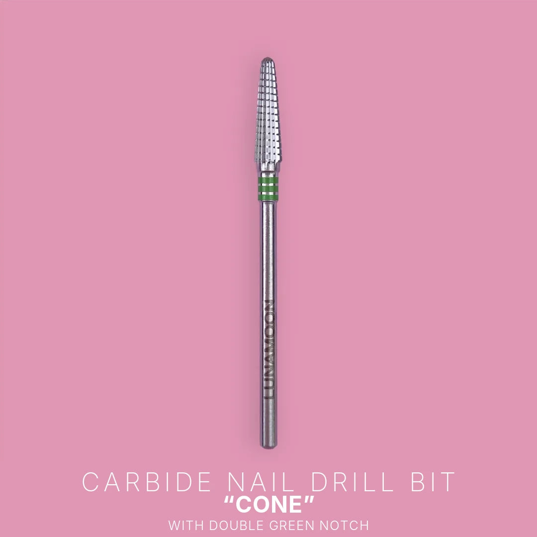 LUNA Fresa de carburo Cone, verde, 3,2 mm