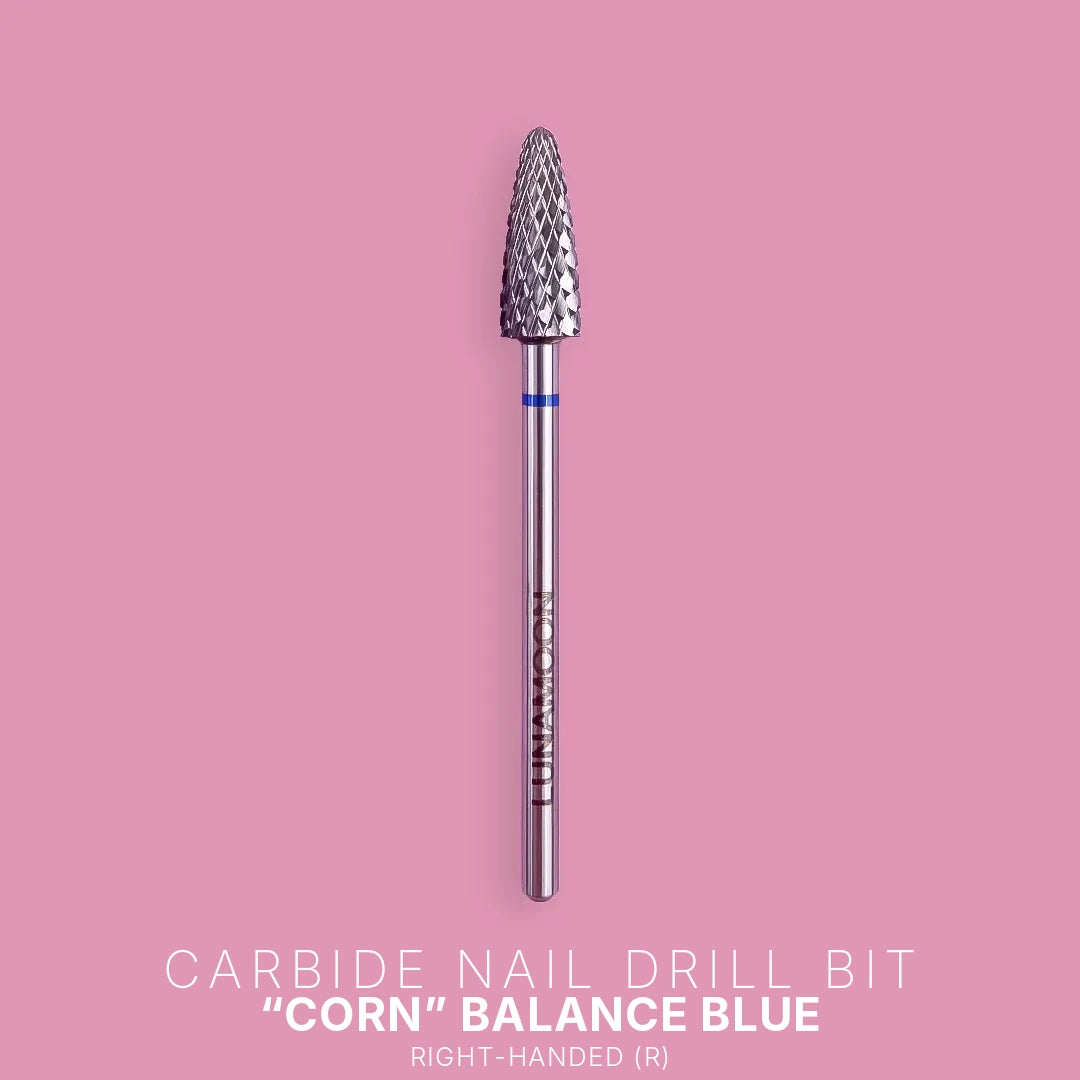 LUNA Fresa de carboneto Corn Balance Blue, 5,0 mm, para destros