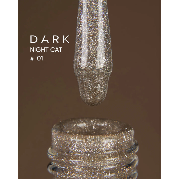 Dark Gel Polish Night Cat 01, 10 ml
