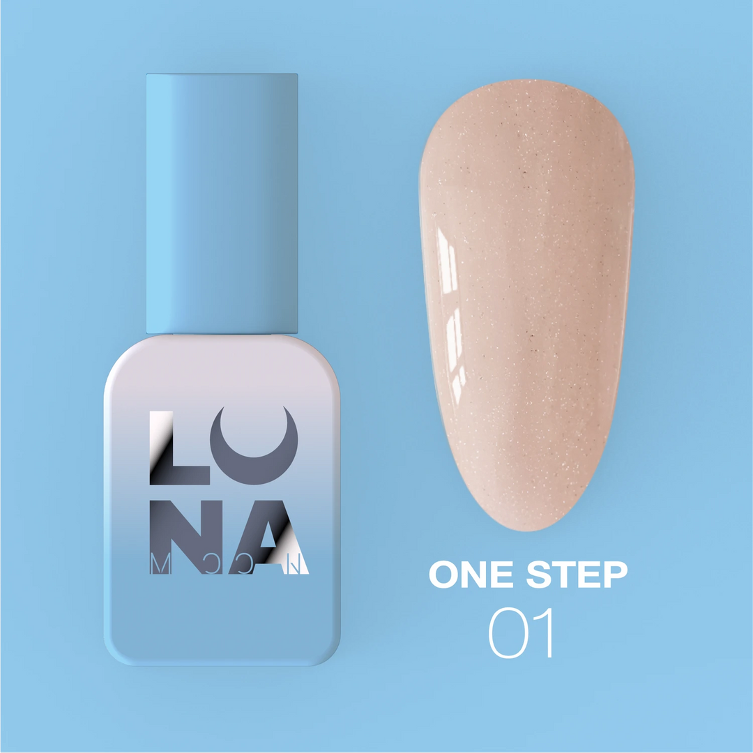 LUNA One Step Гель-лак для педикюра 01, 8 мл