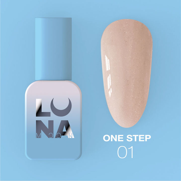 LUNA One Step Гель-лак для педикюра 01, 8 мл