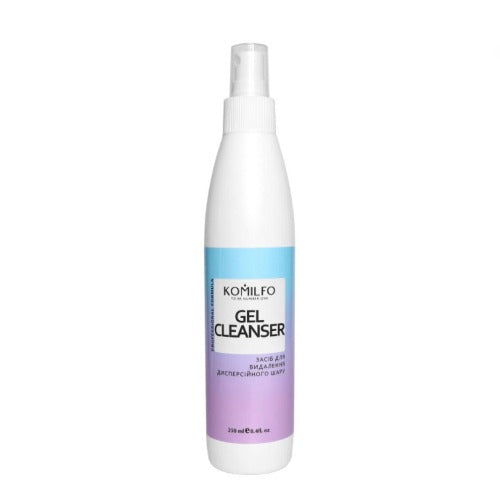 Komilfo gel cleanser bottle for nails, UV gel manicure and pedicure accessory