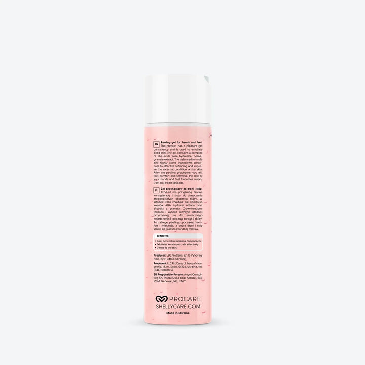 SHELLY Gel peeling para mãos e pés, 200 ml