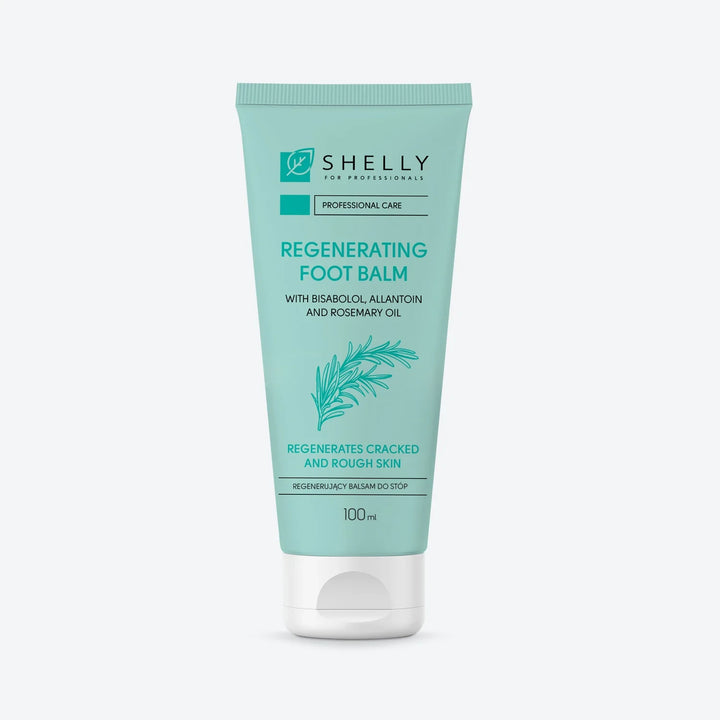 SHELLY Bálsamo regenerador para pies, 100 ml, con bisabolol, alantoína y aceite de romero