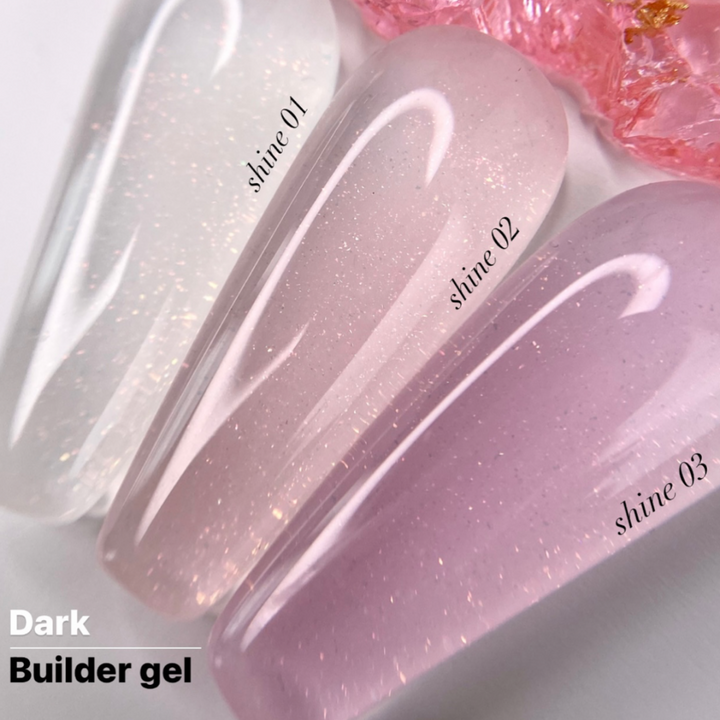 DARK BUILDER SHINE GEL №01, 30 ML