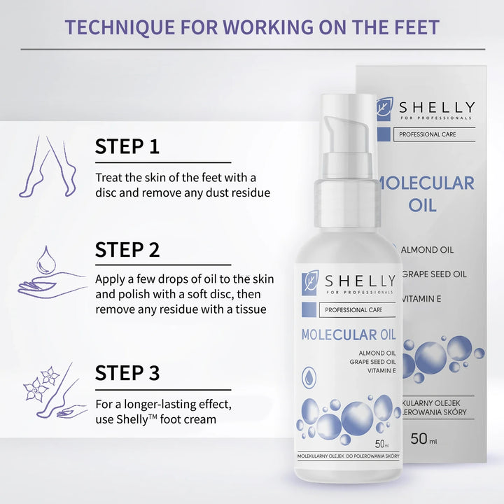 SHELLY Aceite molecular para alisar la piel, 50 ml